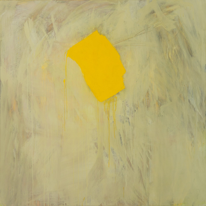 slot Cadmium Yellow Acrylic paint on canvas 195 x 160 cm, 2025